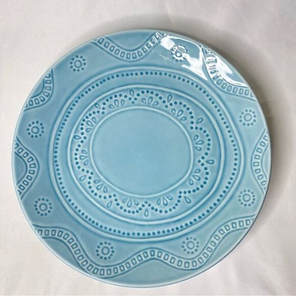 Threshold Kennet Azure Stoneware Dinner Plates 10.5in Discontinued pattern - Picture 2 of 4